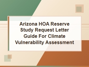 Arizona Hoa Climate Reserve Study Letter Guide