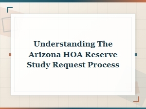 Hoa Reserve Study Process Faq