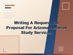 Request for Proposal for Arizona Reserve Study Services